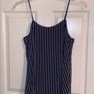 Spaghetti strap (striped dress)